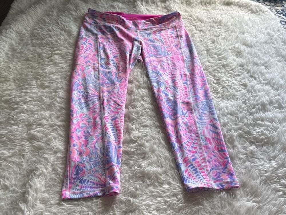 Lilly Pulitzer Luxletic Weekender cropped leggings - Sea You Soon crop leggings